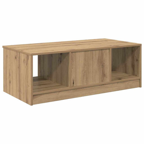 vidaXL Coffee Table Artisan oak 100 x 50 x 36 cm Engineered wood