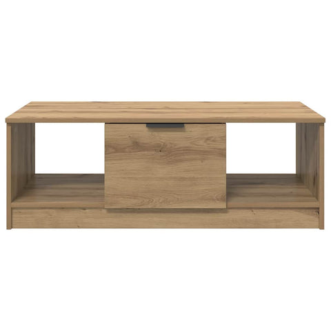 vidaXL Coffee Table Artisan oak 100 x 50 x 36 cm Engineered wood