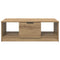 vidaXL Coffee Table Artisan oak 100 x 50 x 36 cm Engineered wood