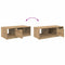 vidaXL Coffee Table Artisan oak 100 x 50 x 36 cm Engineered wood