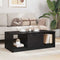 vidaXL Coffee Table Black oak 100 x 50 x 36 cm Engineered wood