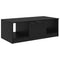 vidaXL Coffee Table Black oak 100 x 50 x 36 cm Engineered wood