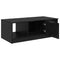 vidaXL Coffee Table Black oak 100 x 50 x 36 cm Engineered wood