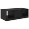 vidaXL Coffee Table Black oak 100 x 50 x 36 cm Engineered wood