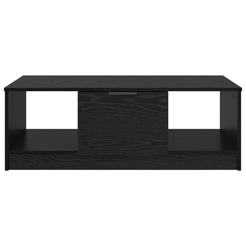 vidaXL Coffee Table Black oak 100 x 50 x 36 cm Engineered wood