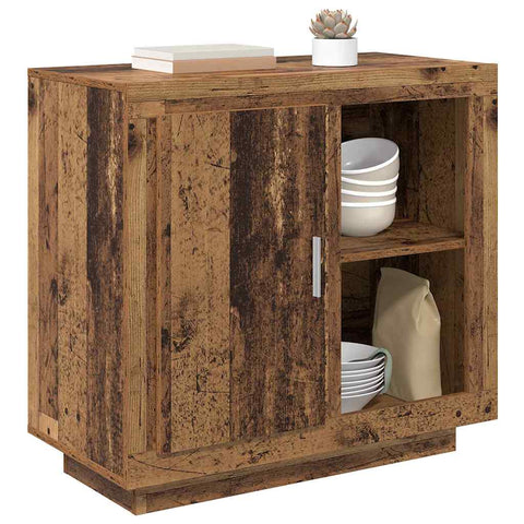 vidaXL Sideboard Old wood 40 x 80 x 75 cm Engineered wood