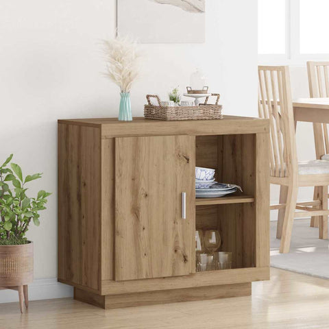 vidaXL Sideboard Artisan oak 40 x 80 x 75 cm Engineered wood