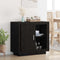 vidaXL Sideboard Black oak 40 x 80 x 75 cm Engineered wood