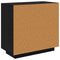 vidaXL Sideboard Black oak 40 x 80 x 75 cm Engineered wood
