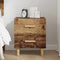 vidaXL Bed Cabinet Old wood 40 x 35 x 47.5 cm Engineered wood