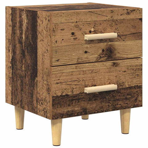 vidaXL Bed Cabinet Old wood 40 x 35 x 47.5 cm Engineered wood