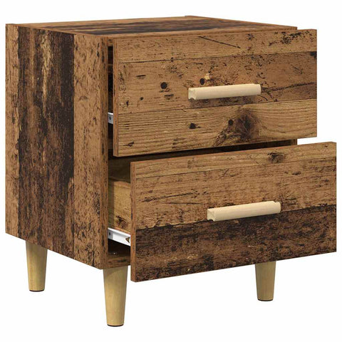 vidaXL Bed Cabinet Old wood 40 x 35 x 47.5 cm Engineered wood
