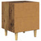 vidaXL Bed Cabinet Old wood 40 x 35 x 47.5 cm Engineered wood