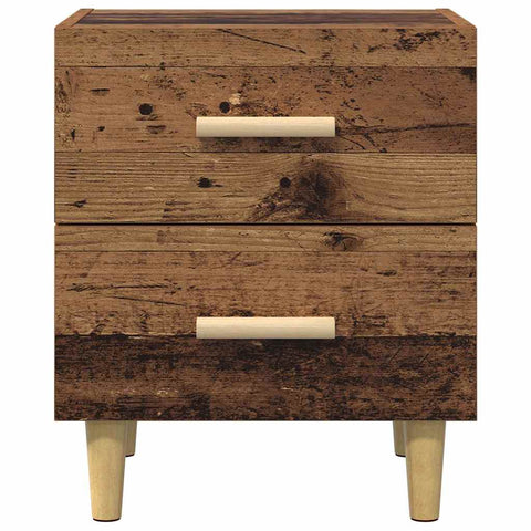 vidaXL Bed Cabinet Old wood 40 x 35 x 47.5 cm Engineered wood