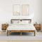 vidaXL Bed Cabinet 2 pcs Old wood 40 x 35 x 47.5 cm Engineered wood