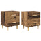 vidaXL Bed Cabinet 2 pcs Old wood 40 x 35 x 47.5 cm Engineered wood