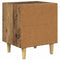 vidaXL Bed Cabinet 2 pcs Old wood 40 x 35 x 47.5 cm Engineered wood