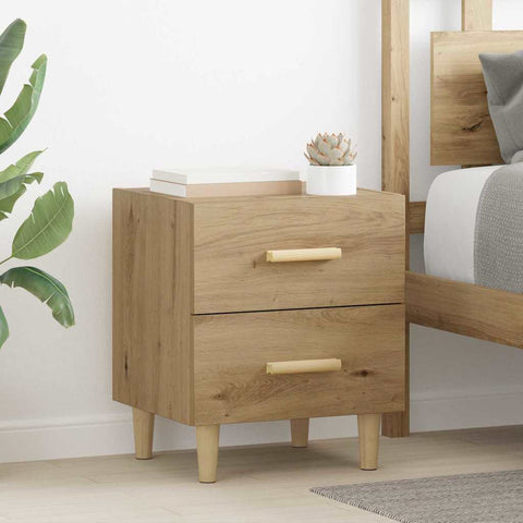 vidaXL Bed Cabinet Artisan oak 40 x 35 x 47.5 cm Engineered wood