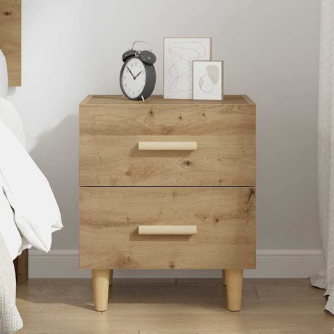 vidaXL Bed Cabinet Artisan oak 40 x 35 x 47.5 cm Engineered wood