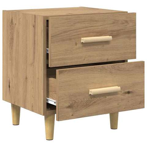 vidaXL Bed Cabinet Artisan oak 40 x 35 x 47.5 cm Engineered wood