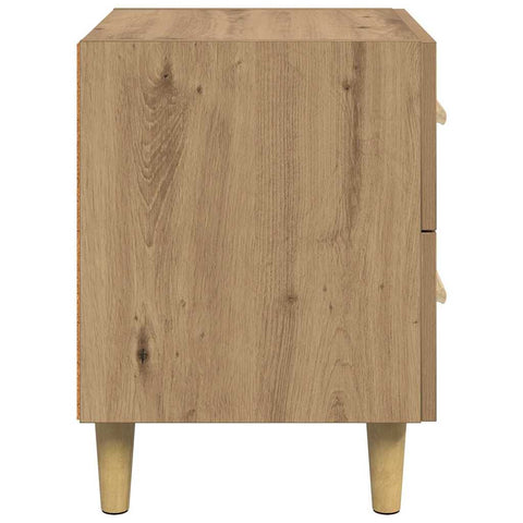 vidaXL Bed Cabinet Artisan oak 40 x 35 x 47.5 cm Engineered wood