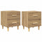 vidaXL Bed Cabinet 2 pcs Artisan oak 40 x 35 x 47.5 cm Engineered wood