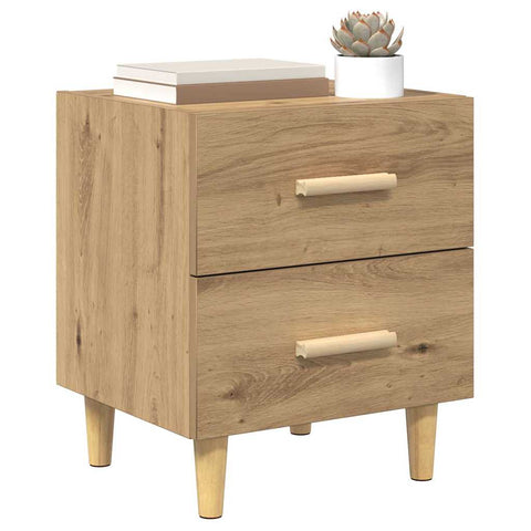 vidaXL Bed Cabinet 2 pcs Artisan oak 40 x 35 x 47.5 cm Engineered wood