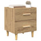 vidaXL Bed Cabinet 2 pcs Artisan oak 40 x 35 x 47.5 cm Engineered wood