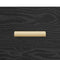 vidaXL Bed Cabinet Black oak 40 x 35 x 47.5 cm Engineered wood