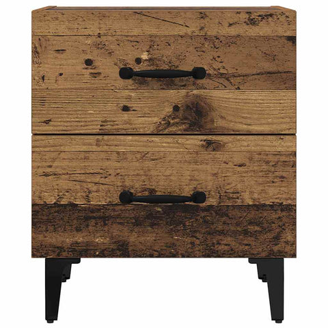 vidaXL Bed Cabinet Old wood 40 x 35 x 47.5 cm Engineered wood