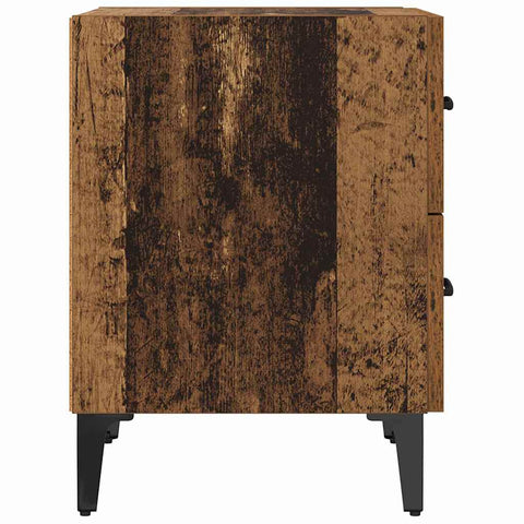vidaXL Bed Cabinet Old wood 40 x 35 x 47.5 cm Engineered wood