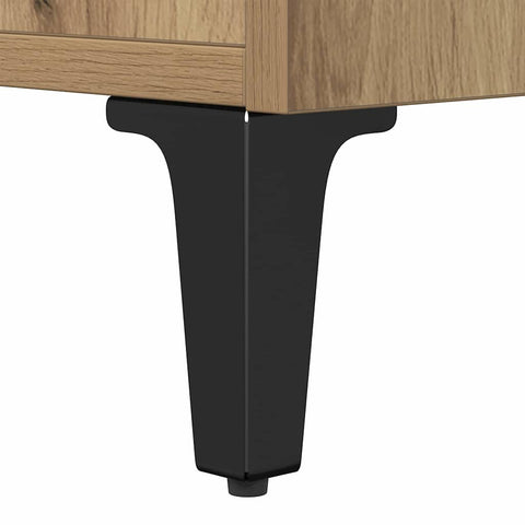vidaXL Bed Cabinet Artisan oak 40 x 35 x 47.5 cm Engineered wood