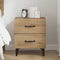 vidaXL Bed Cabinet Artisan oak 40 x 35 x 47.5 cm Engineered wood
