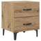 vidaXL Bed Cabinet Artisan oak 40 x 35 x 47.5 cm Engineered wood