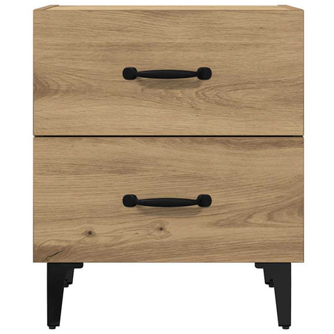 vidaXL Bed Cabinet Artisan oak 40 x 35 x 47.5 cm Engineered wood