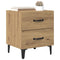 vidaXL Bed Cabinet Artisan oak 40 x 35 x 47.5 cm Engineered wood