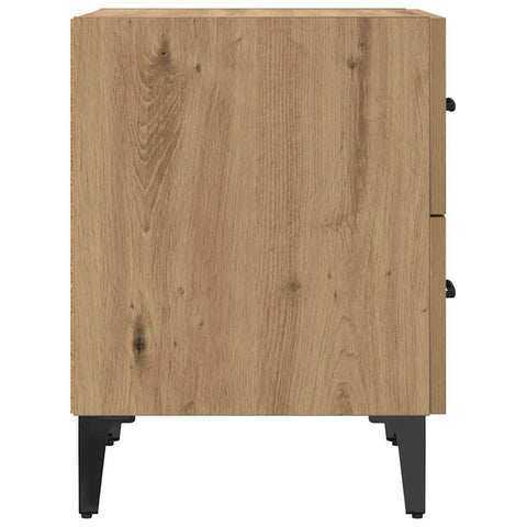 vidaXL Bed Cabinet Artisan oak 40 x 35 x 47.5 cm Engineered wood