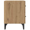 vidaXL Bed Cabinet Artisan oak 40 x 35 x 47.5 cm Engineered wood