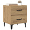 vidaXL Bed Cabinet 2 pcs Artisan oak 40 x 35 x 47.5 cm Engineered wood