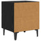 vidaXL Bed Cabinet Black oak 40 x 35 x 47.5 cm Engineered wood