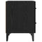vidaXL Bed Cabinet Black oak 40 x 35 x 47.5 cm Engineered wood