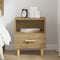 vidaXL Bedside Cabinet Artisan oak 40 x 35 x 47.5 cm Engineered wood