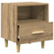 vidaXL Bedside Cabinet Artisan oak 40 x 35 x 47.5 cm Engineered wood