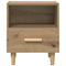 vidaXL Bedside Cabinet Artisan oak 40 x 35 x 47.5 cm Engineered wood