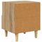 vidaXL Bedside Cabinet with Drawer 2 pcs Artisan oak 40 x 35 x 47.5 cm