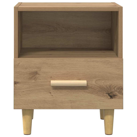 vidaXL Bedside Cabinet with Drawer 2 pcs Artisan oak 40 x 35 x 47.5 cm