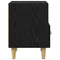 vidaXL Bedside Cabinet Black oak 40 x 35 x 47.5 cm Engineered wood