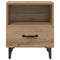 vidaXL Bedside Cabinet with Drawer 2 pcs Artisan oak 40 x 35 x 47.5 cm