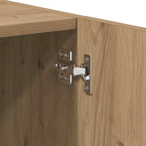 vidaXL Bedside Cabinet Artisan Oak 40 x 40 x 50 cm Engineered Wood