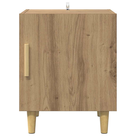 vidaXL Bedside Cabinet Artisan Oak 40 x 40 x 50 cm Engineered Wood